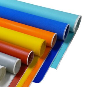 Silicone coated fiberglass fabric